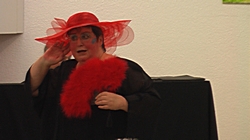 Barbara Metzdorf im Otto-Hue-Haus